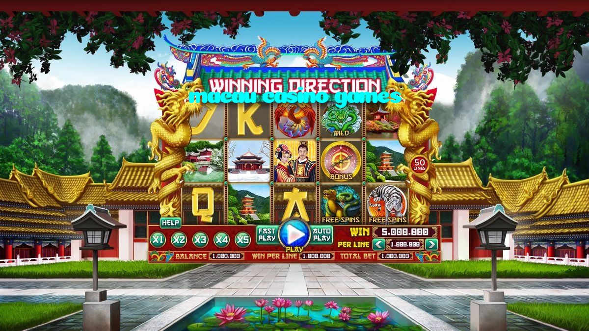 macau casino games casino presented on mobile device in Pakistan with slots and live games